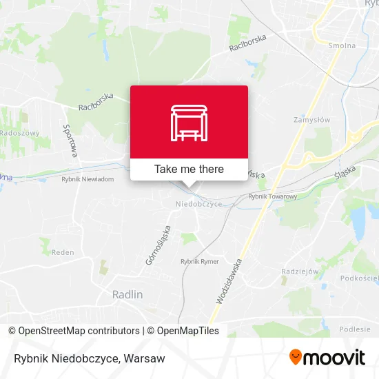 Карта Rybnik Niedobczyce
