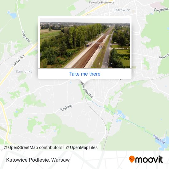 Katowice Podlesie map