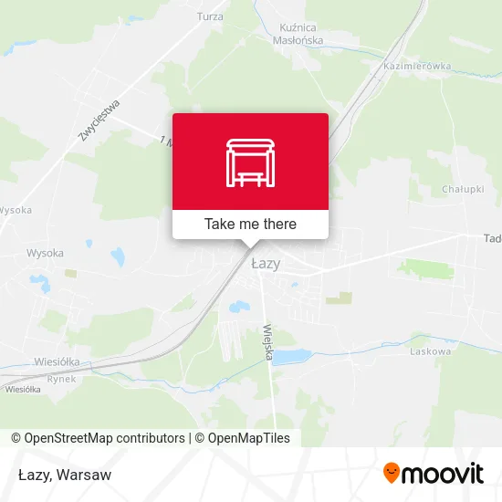 Карта Łazy