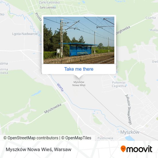 Myszków Nowa Wieś map