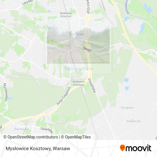 Mysłowice Kosztowy map