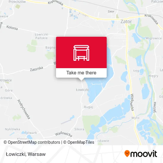 Карта Łowiczki