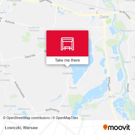 Карта Łowiczki