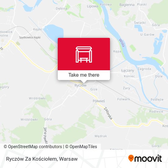 Ryczów Za Kościołem map