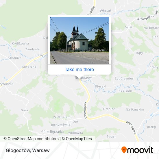 Głogoczów map