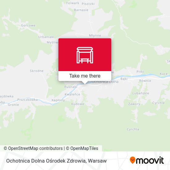 Ochotnica Dolna Ośrodek Zdrowia map