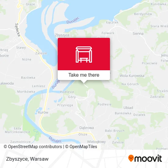 Карта Zbyszyce