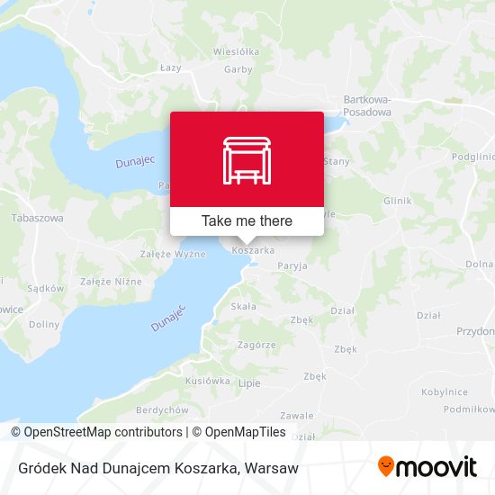 Gródek Nad Dunajcem Koszarka map