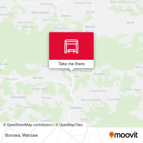 Карта Borowa