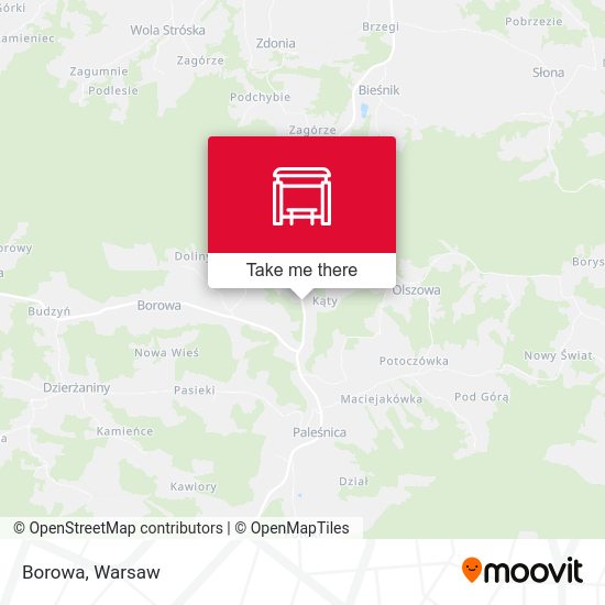 Borowa map