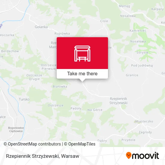Карта Rzepiennik Strzyżewski