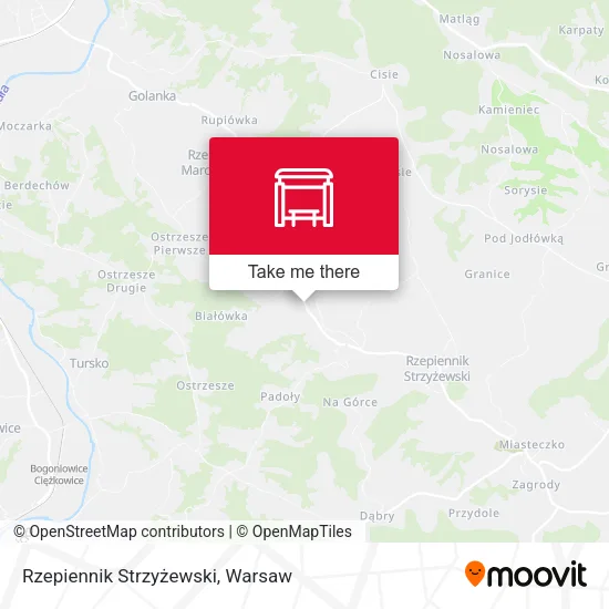 Карта Rzepiennik Strzyżewski