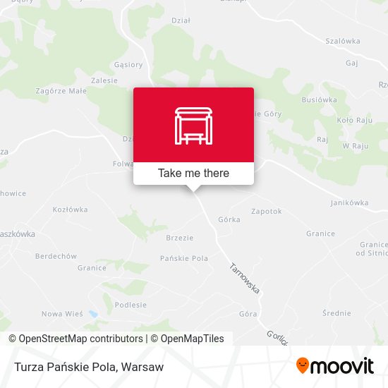 Turza Pańskie Pola map