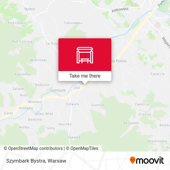 Карта Szymbark Bystra