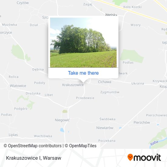 Krakuszowice I map