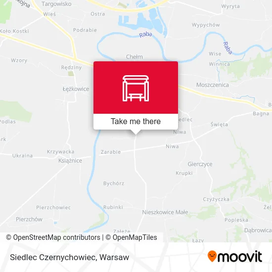 Карта Siedlec Czernychowiec