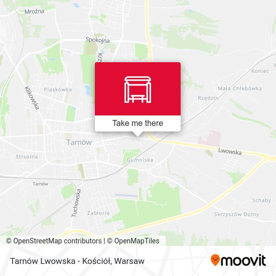 Tarnów Lwowska - Kościół map