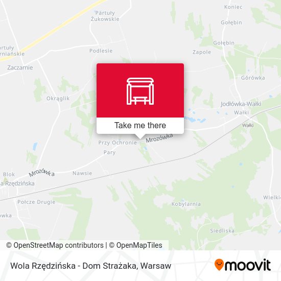 Wola Rzędzińska - Dom Strażaka map