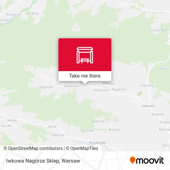 Iwkowa Nagórze Sklep map