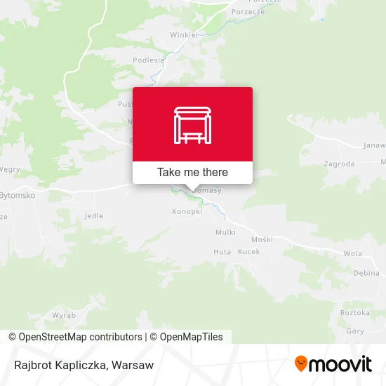 Карта Rajbrot Kapliczka