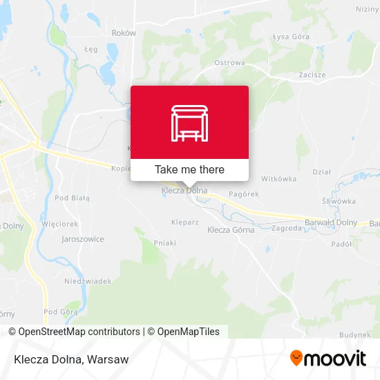 Карта Klecza Dolna