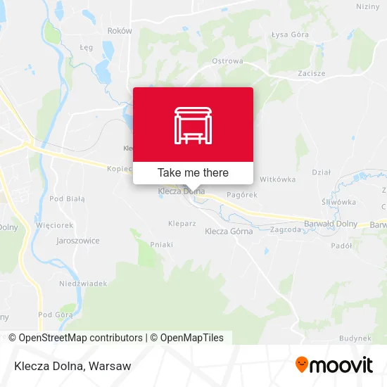 Карта Klecza Dolna