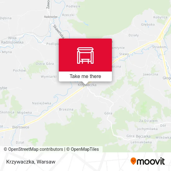 Карта Krzywaczka