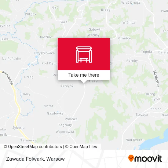 Карта Zawada Folwark