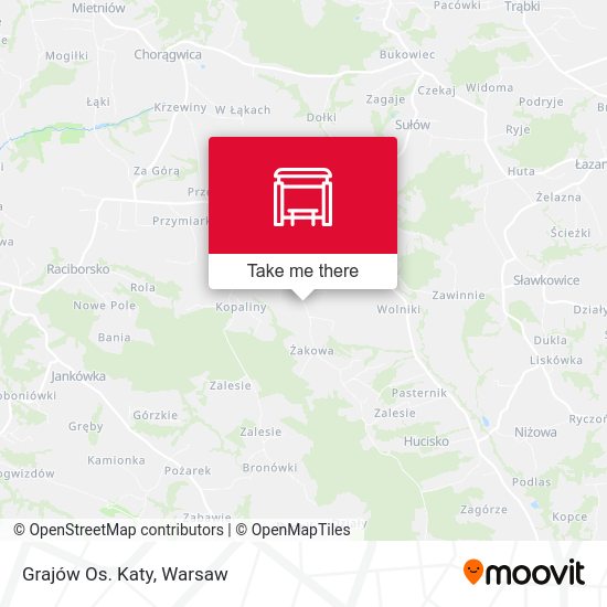 Grajów Os. Katy map