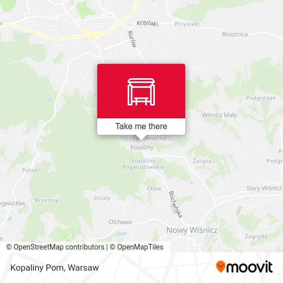 Карта Kopaliny Pom