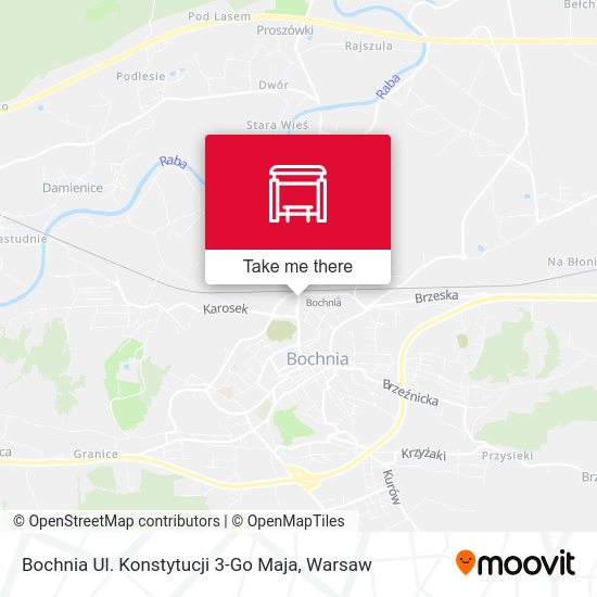 Bochnia Ul. Konstytucji 3-Go Maja map