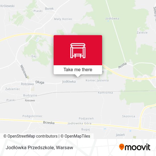 Карта Jodłówka Przedszkole