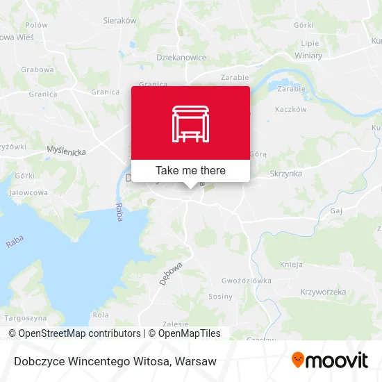 Карта Dobczyce Wincentego Witosa