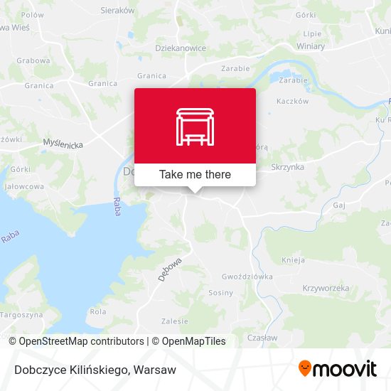 Карта Dobczyce Kilińskiego