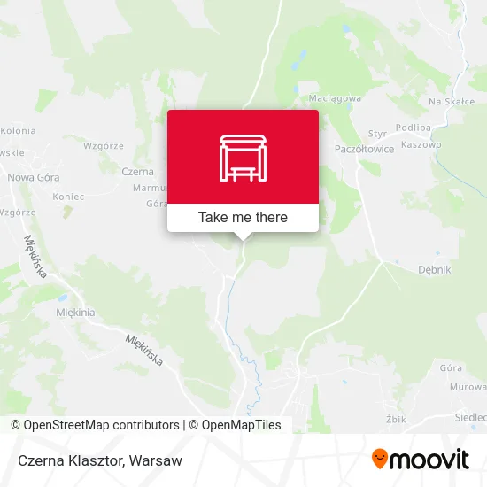 Czerna Klasztor map