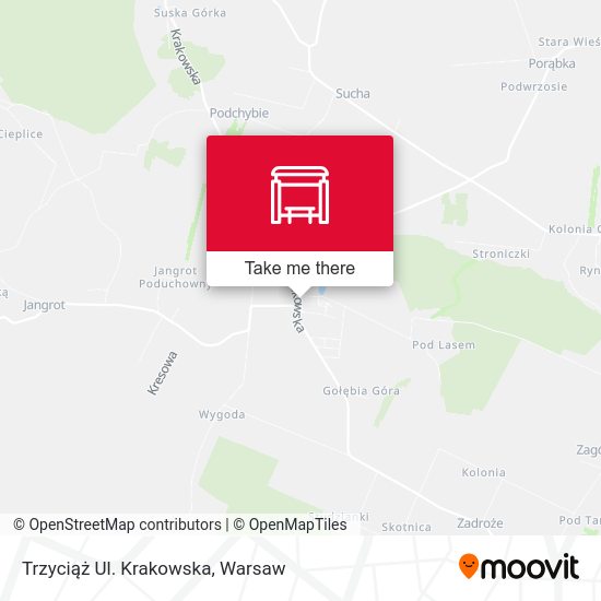 Карта Trzyciąż Ul. Krakowska