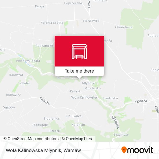 Wola Kalinowska Młynnik map