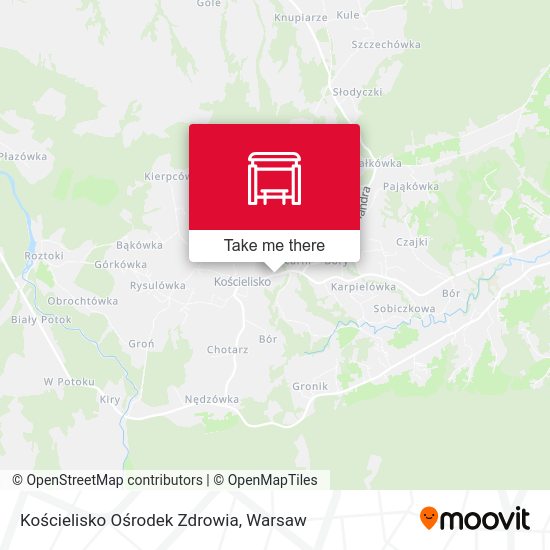 Kościelisko Ośrodek Zdrowia map