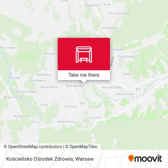 Kościelisko Ośrodek Zdrowia map