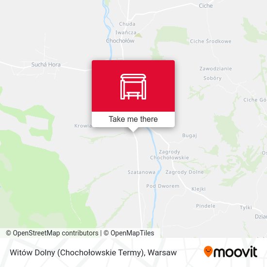 Witów Dolny (Chochołowskie Termy) map