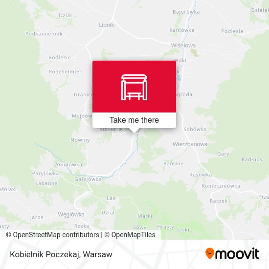 Kobielnik Poczekaj map