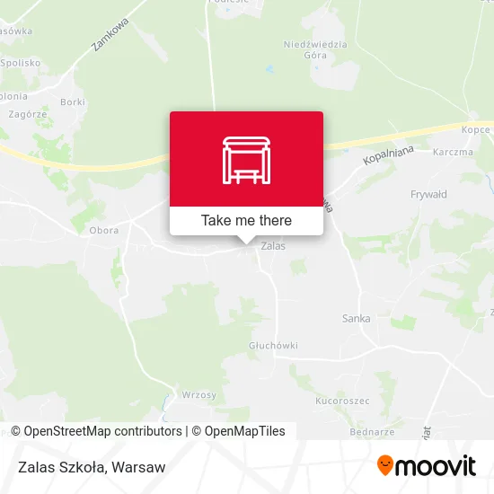 Карта Zalas Szkoła
