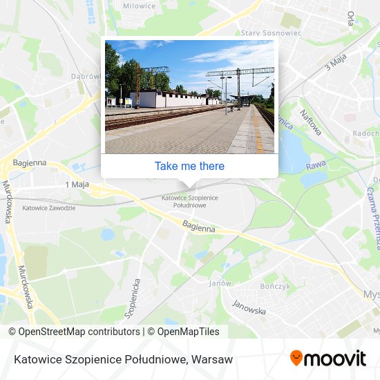 Katowice Szopienice Południowe map