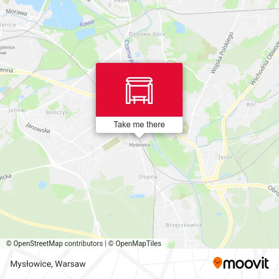 Карта Mysłowice