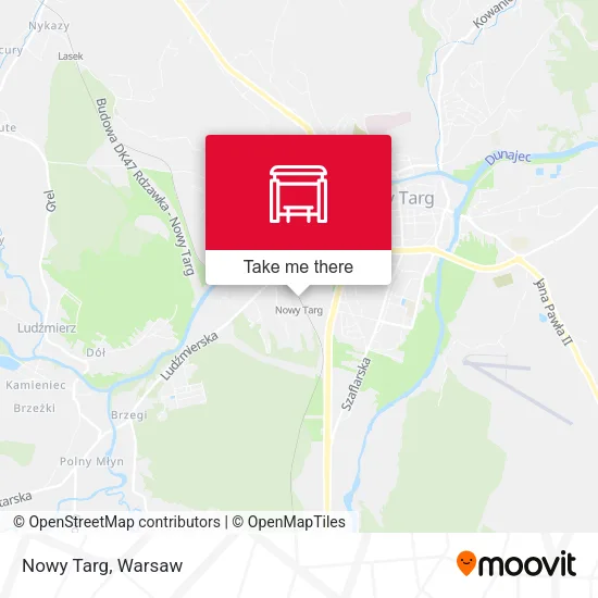 Карта Nowy Targ