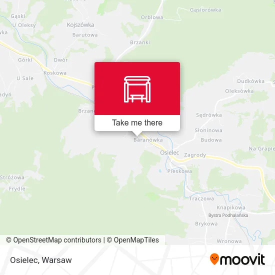 Карта Osielec