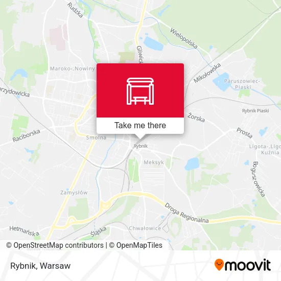 Карта Rybnik