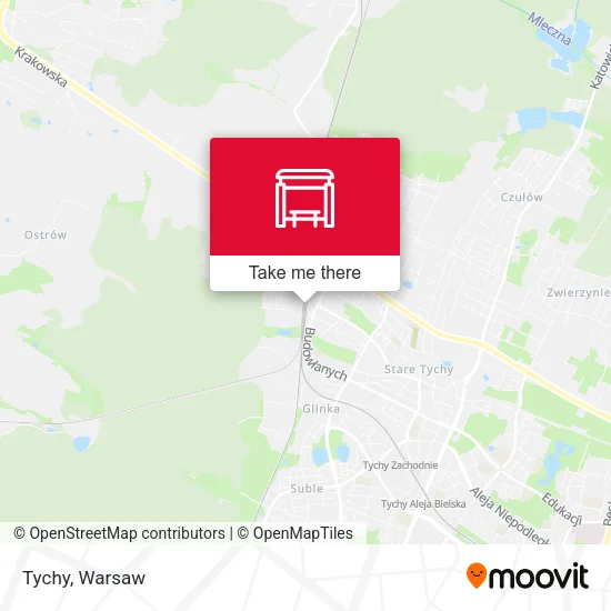 Карта Tychy