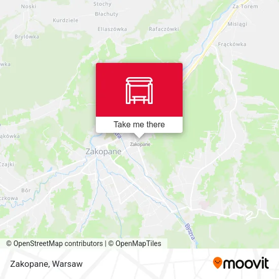 Карта Zakopane