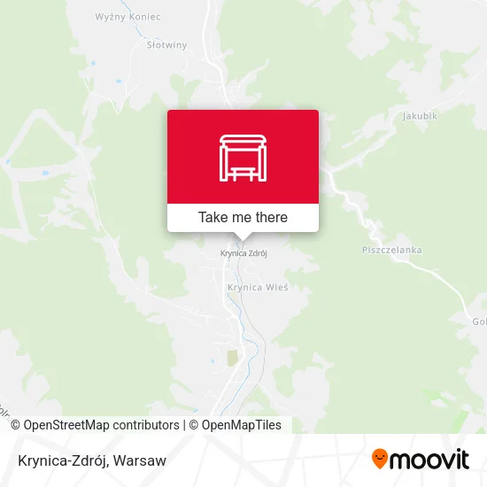 Карта Krynica-Zdrój